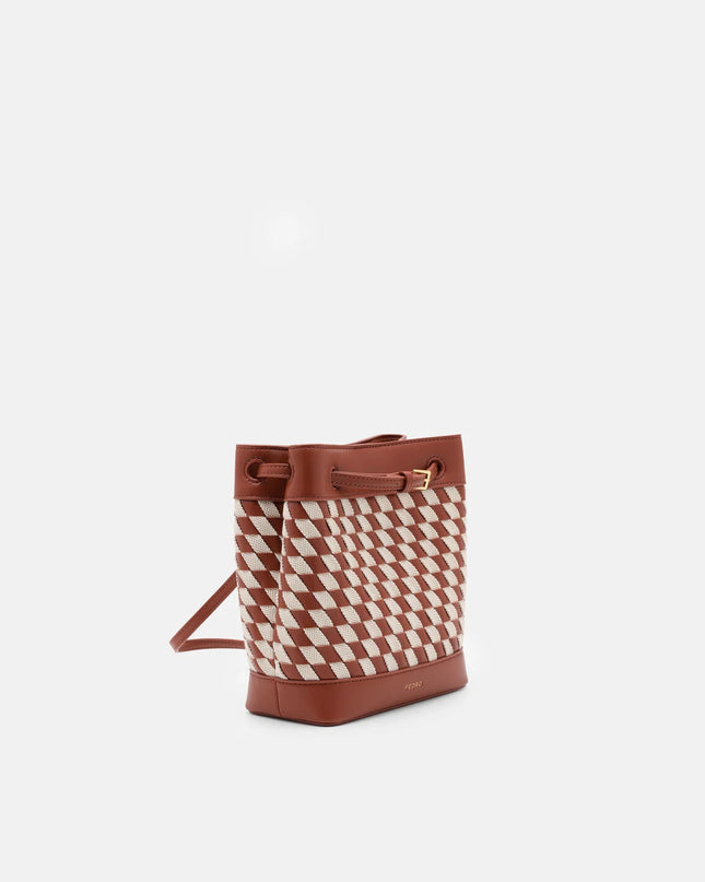 Loli Woven Bucket Bag - Multi Weave
