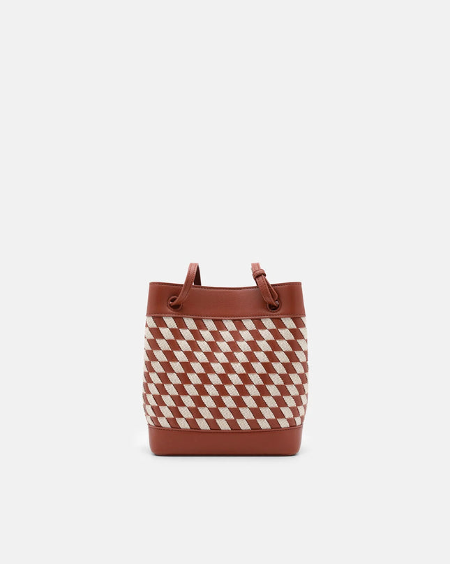 Loli Woven Bucket Bag - Multi Weave