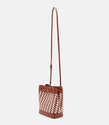 Loli Woven Bucket Bag - Multi Weave
