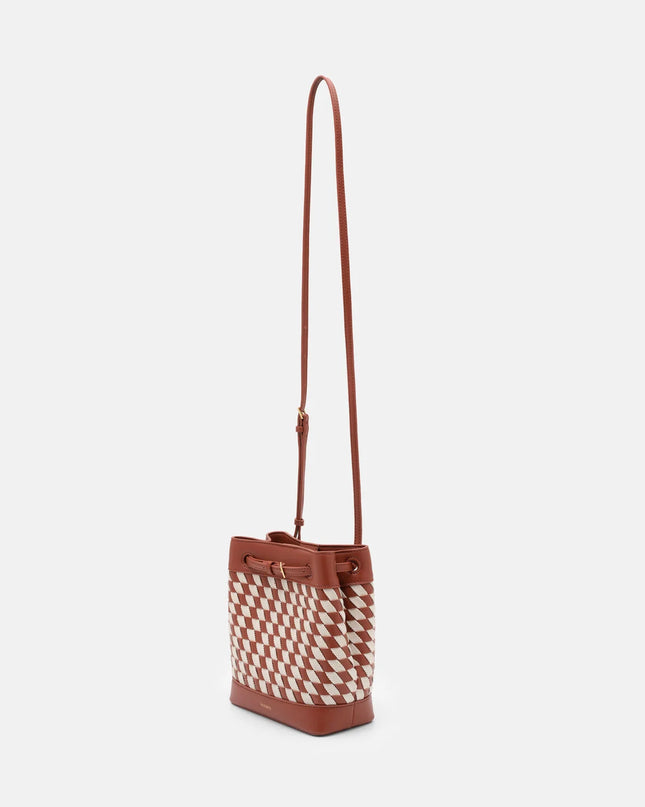 Loli Woven Bucket Bag - Multi Weave