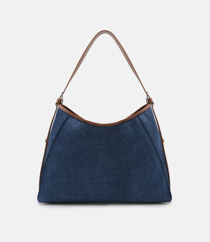 Kristen Denim Hobo Bag - Blue Denim