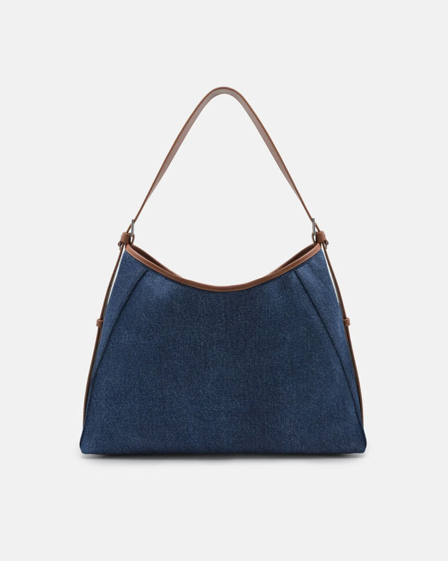 Kristen Denim Hobo Bag - Blue Denim