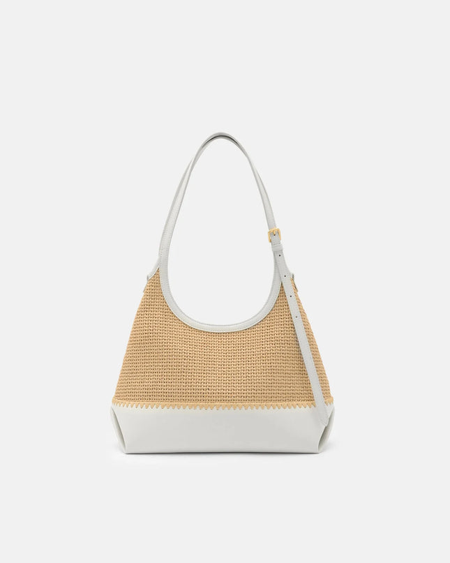 Saskia Raffia Hobo Bag - Natural Raffia