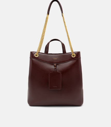 Cassier Tote Bag - Wine Wrinkled