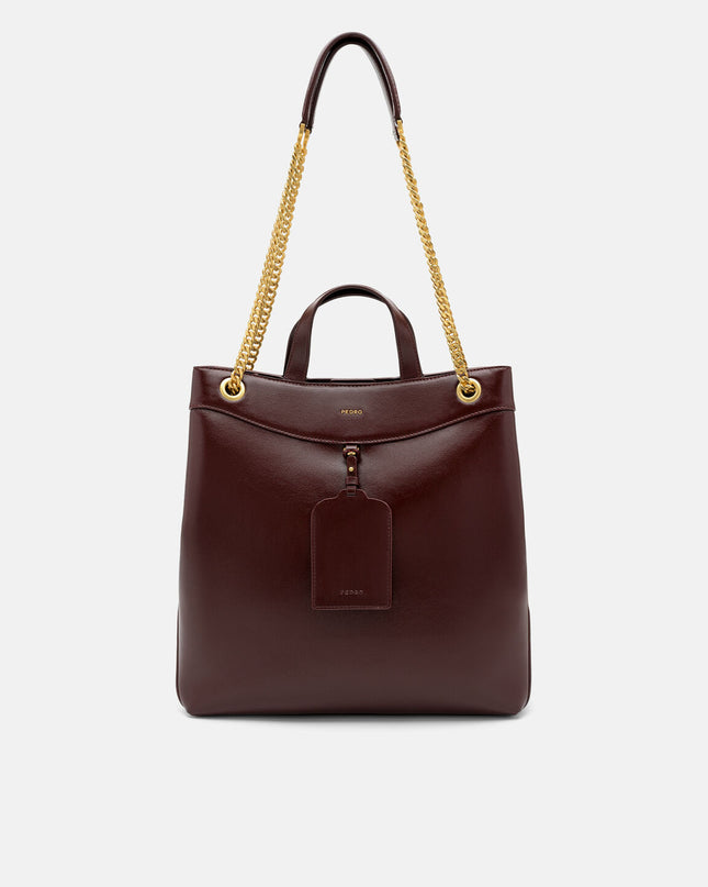 Cassier Tote Bag - Wine Wrinkled