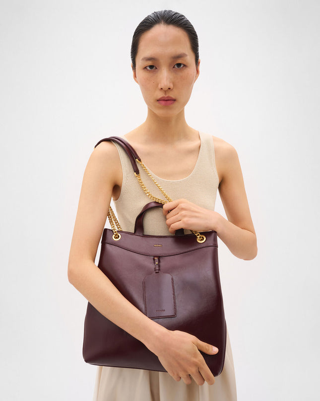 Cassier Tote Bag - Wine Wrinkled