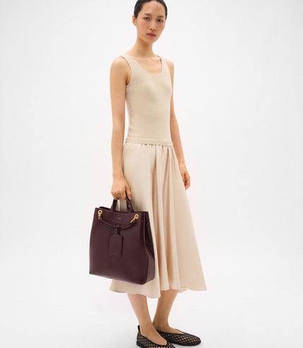 Cassier Tote Bag - Wine Wrinkled