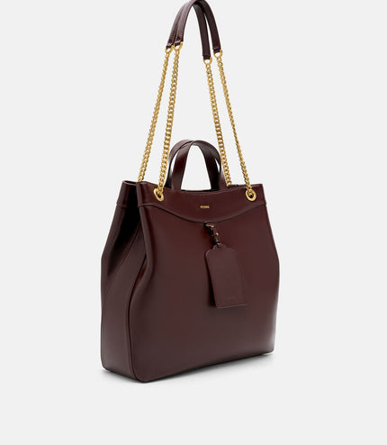 Cassier Tote Bag - Wine Wrinkled