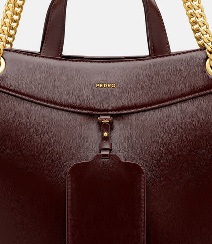 Cassier Tote Bag - Wine Wrinkled
