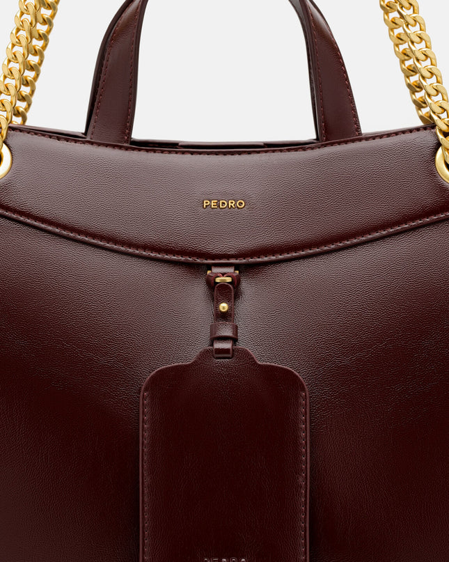 Cassier Tote Bag - Wine Wrinkled