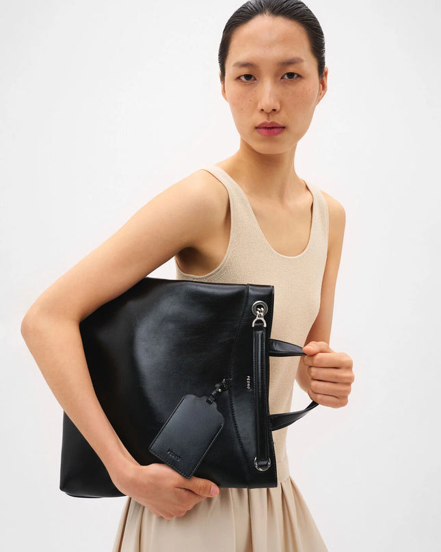 Cassier Tote Bag - Black Wrinkled