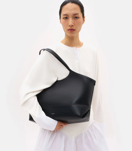 Melka Oversized Tote Bag - Black