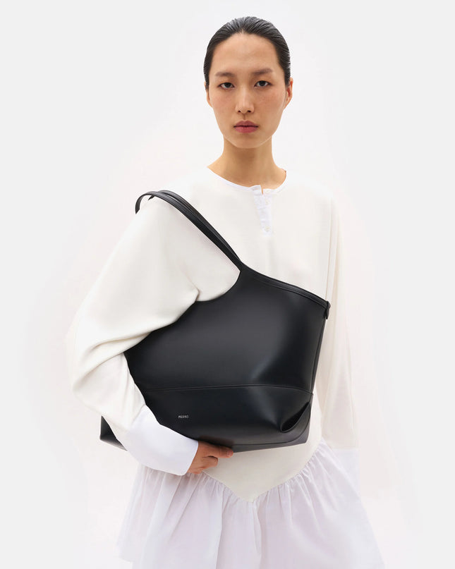 Melka Oversized Tote Bag - Black