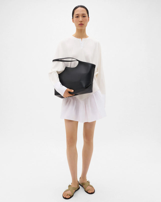 Melka Oversized Tote Bag - Black