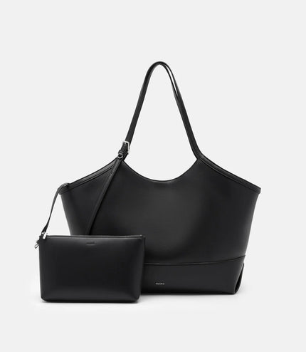 Melka Oversized Tote Bag - Black