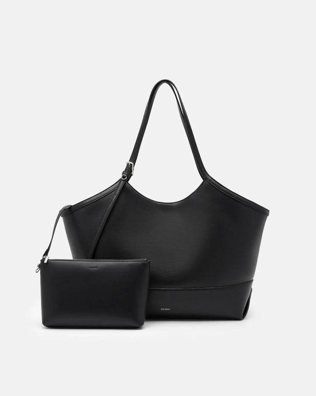 Melka Oversized Tote Bag - Black