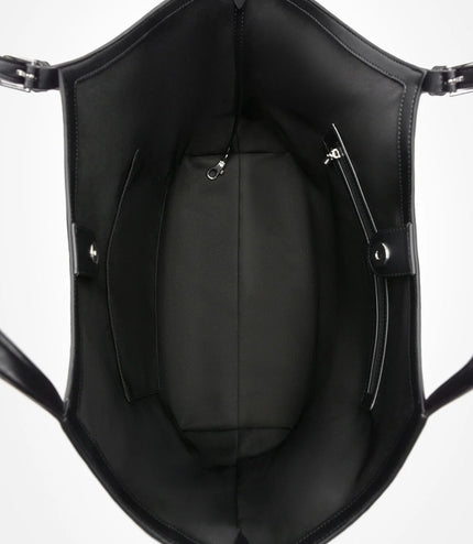 Melka Oversized Tote Bag - Black