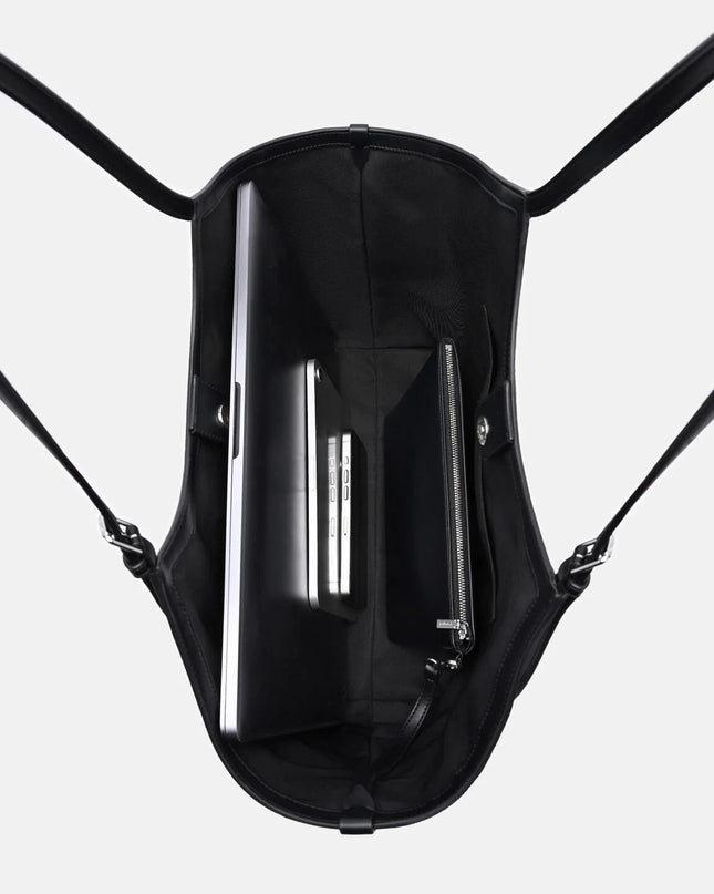 Melka Oversized Tote Bag - Black