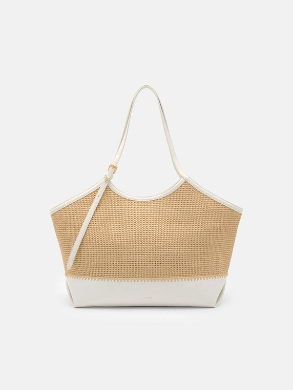 Melka Raffia Oversized Tote Bag - Natural Raffia