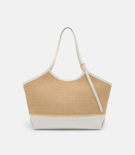 Melka Raffia Oversized Tote Bag - Natural Raffia