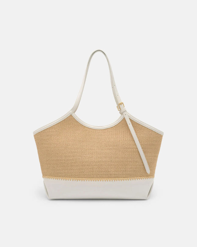 Melka Raffia Oversized Tote Bag - Natural Raffia