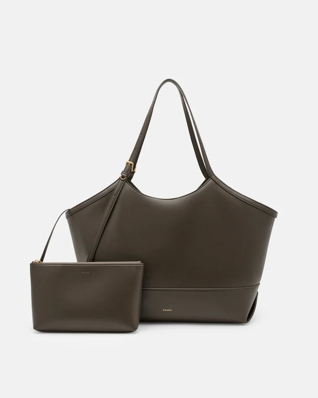 Melka Oversized Tote Bag - Olive