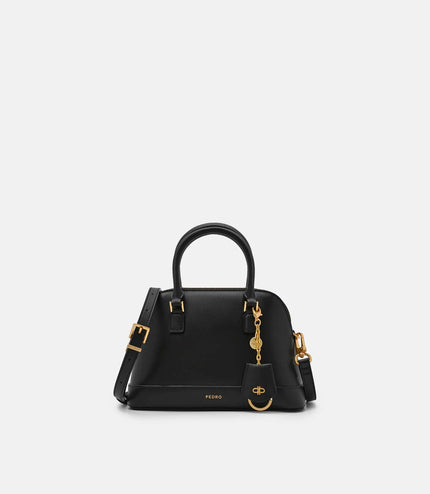 Lucia Leather Handbag - Black
