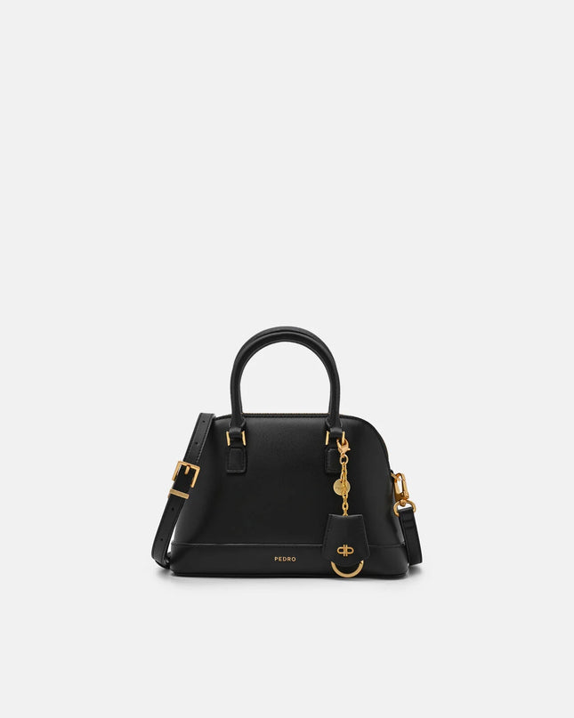 Lucia Leather Handbag - Black