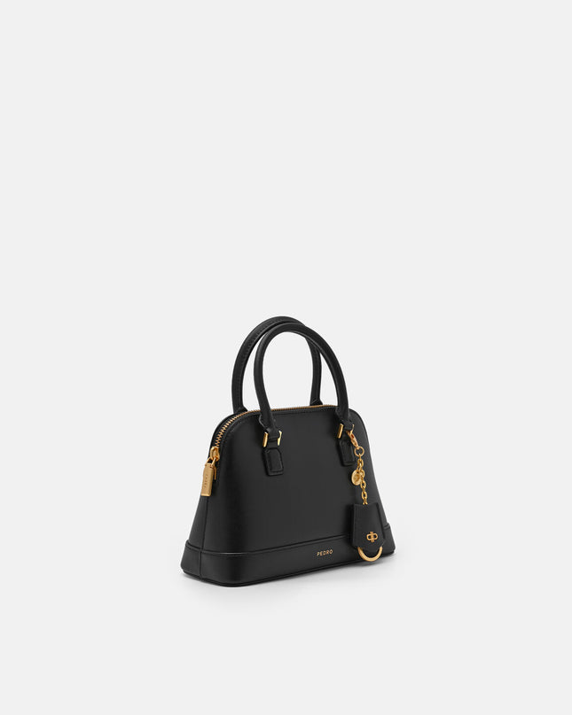 Lucia Leather Handbag - Black