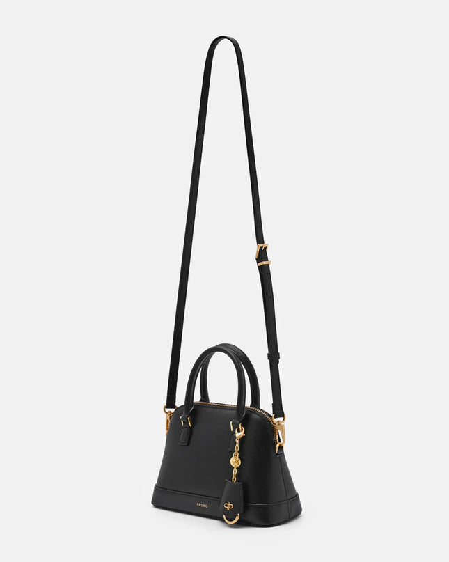 Lucia Leather Handbag - Black