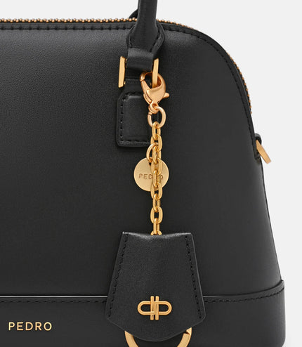 Lucia Leather Handbag - Black