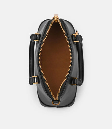 Lucia Leather Handbag - Black