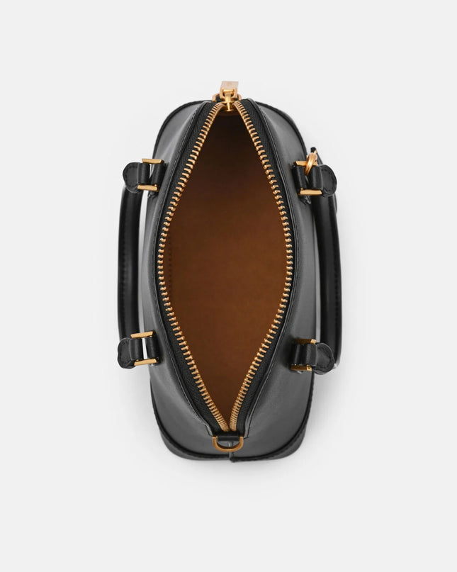 Lucia Leather Handbag - Black