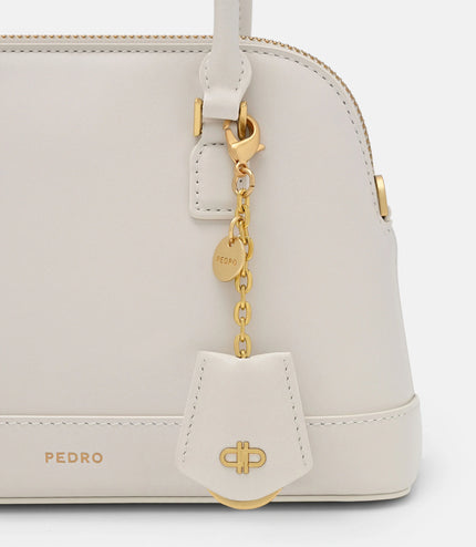 Lucia Leather Handbag -Chalk