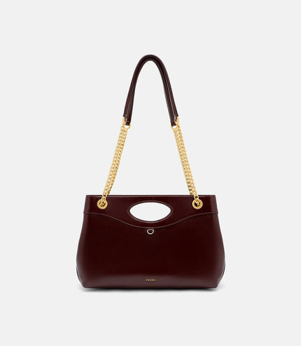Cassier Shoulder Bag - Wine Wrinkled
