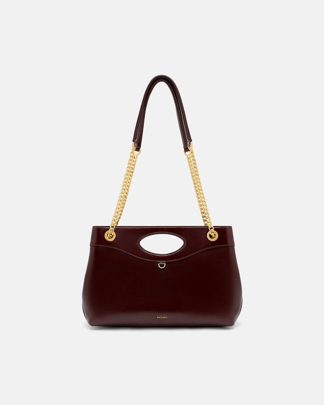 Cassier Shoulder Bag - Wine Wrinkled