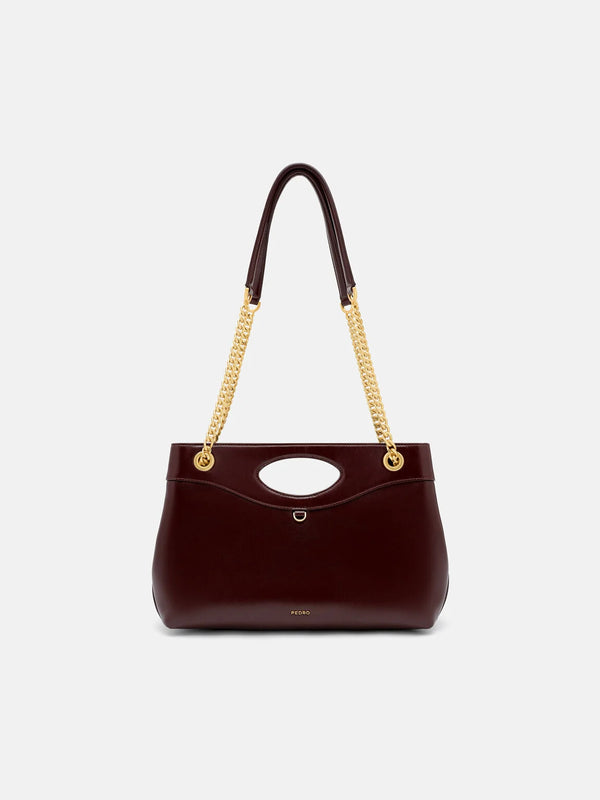 Cassier Shoulder Bag - Wine Wrinkled