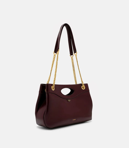 Cassier Shoulder Bag - Wine Wrinkled