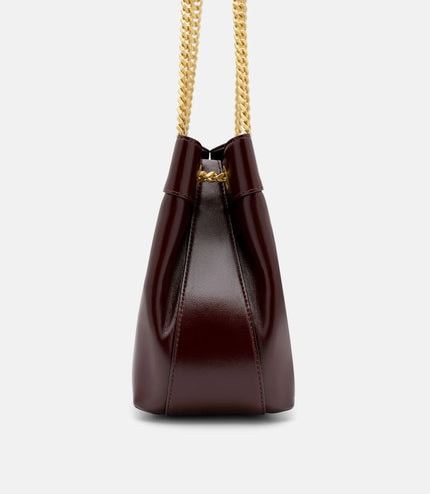 Cassier Shoulder Bag - Wine Wrinkled
