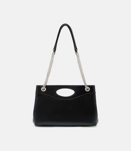 Cassier Shoulder Bag - Black Wrinkled