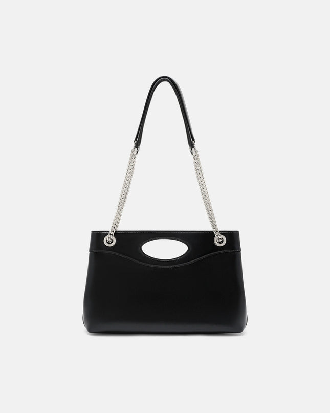 Cassier Shoulder Bag - Black Wrinkled