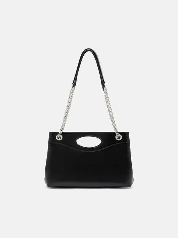 Cassier Shoulder Bag - Black Wrinkled