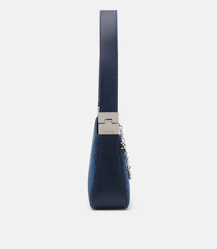Jatte Denim Shoulder Bag - Blue Denim