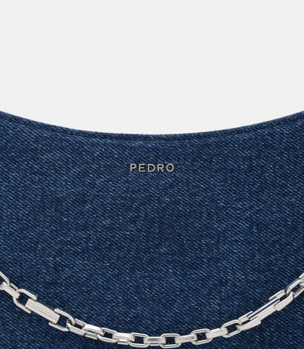 Jatte Denim Shoulder Bag - Blue Denim