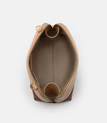 Leather Pouch - Nude