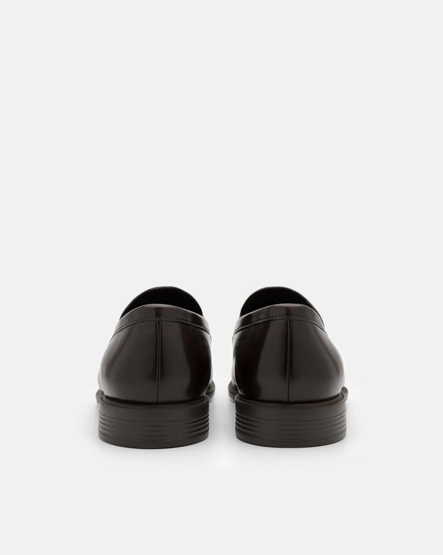 Altitude Lightweight Leather Horsebit Loafers - Dark Brown Burnish