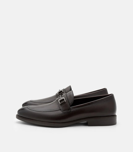 Altitude Lightweight Leather Horsebit Loafers - Dark Brown Burnish