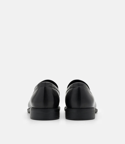 Altitude Lightweight Leather Horsebit Loafers - Black Burnish