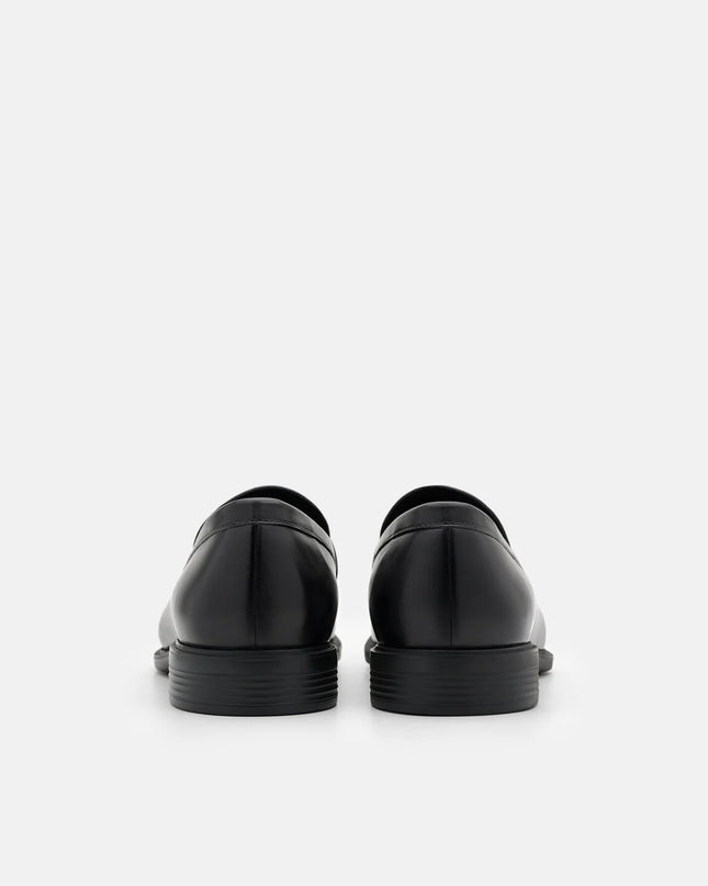 Altitude Lightweight Leather Horsebit Loafers - Black Burnish