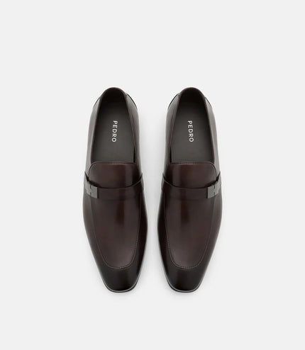 Jatte Leather Loafers - Brown Burnish
